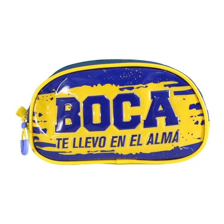 Cartuchera Escolar Cresko 2026 Boca Juniors 3D 1 Cierre Art.BO450